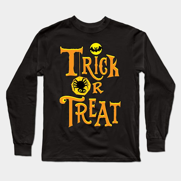 Trick or treat Long Sleeve T-Shirt by teejaya